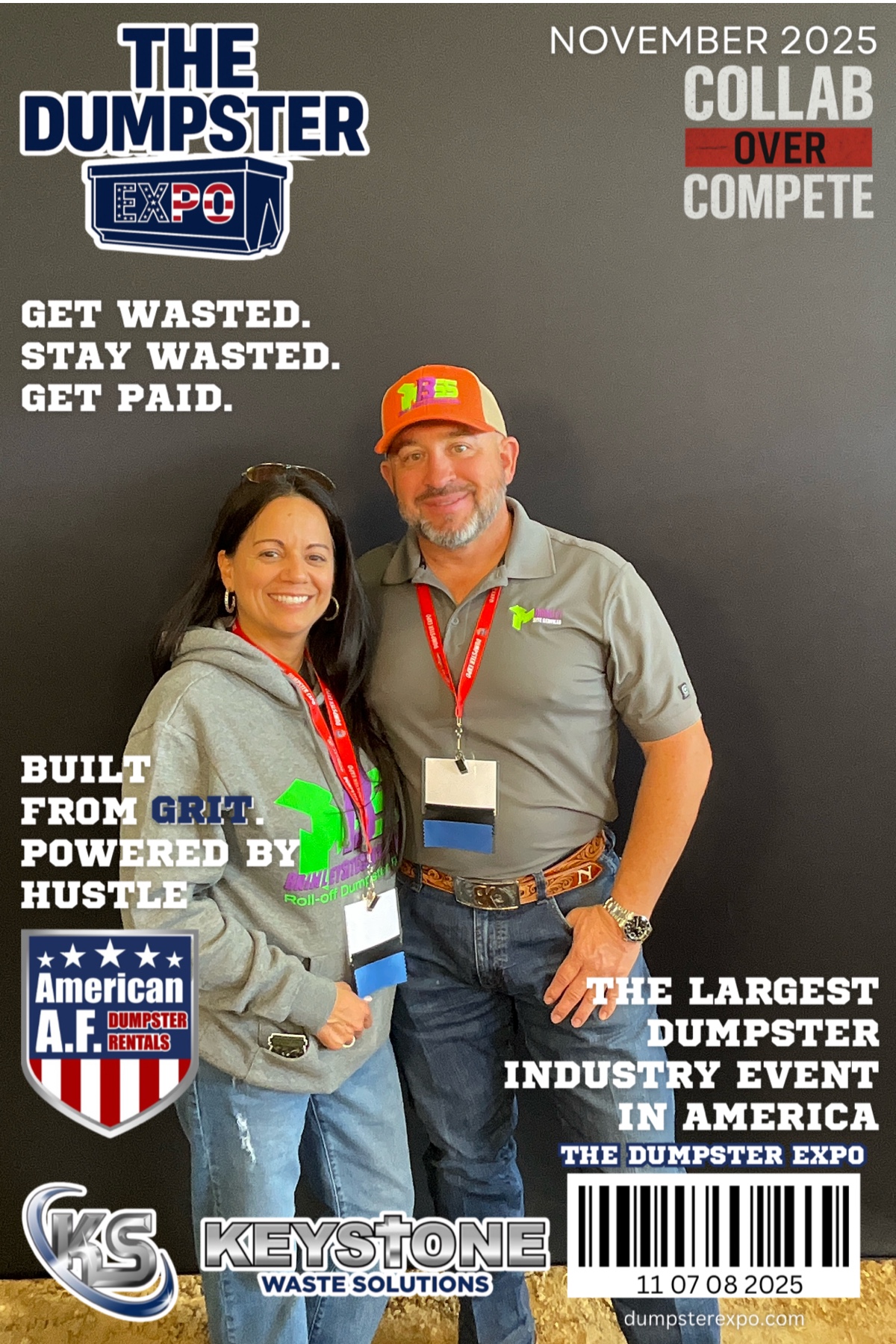 Brimley at the Dumpster Expo