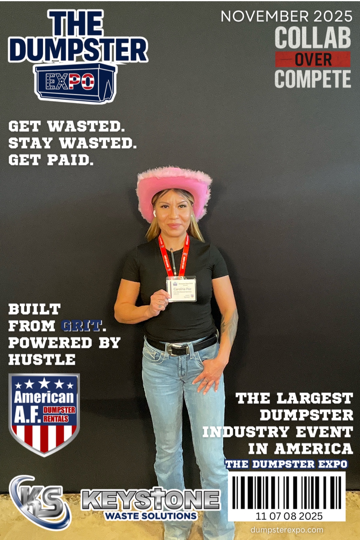 Carolina at the Dumpster Expo