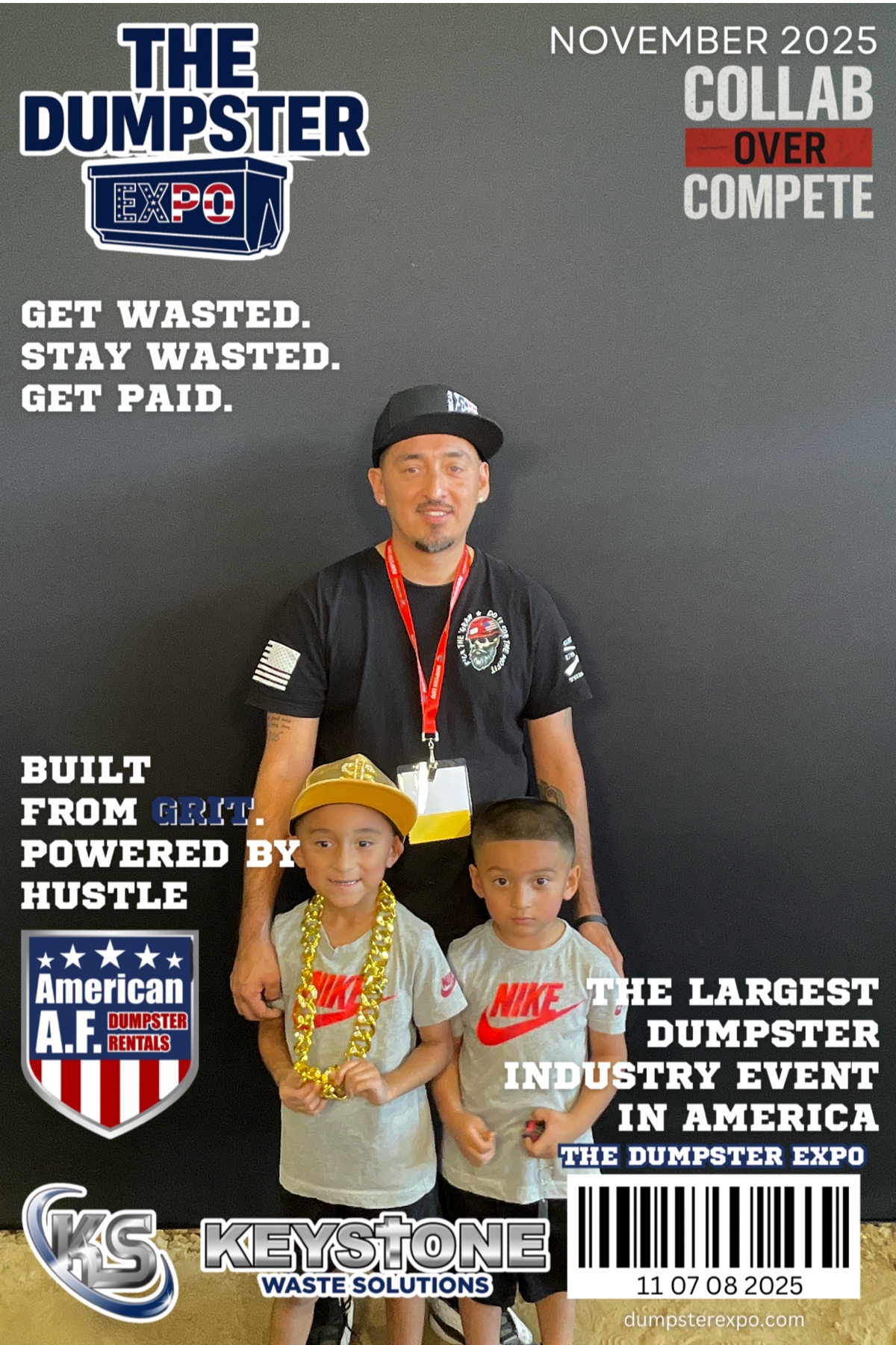 Daniel at the Dumpster Expo