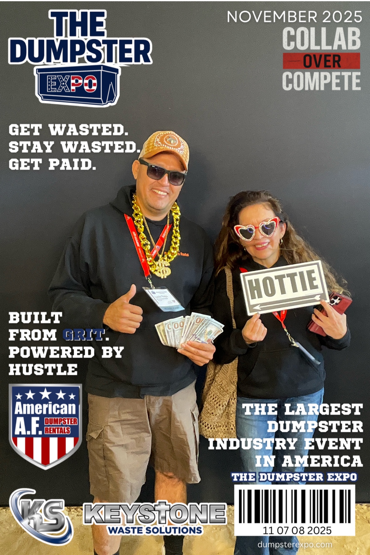 Dumpster Expo attendee