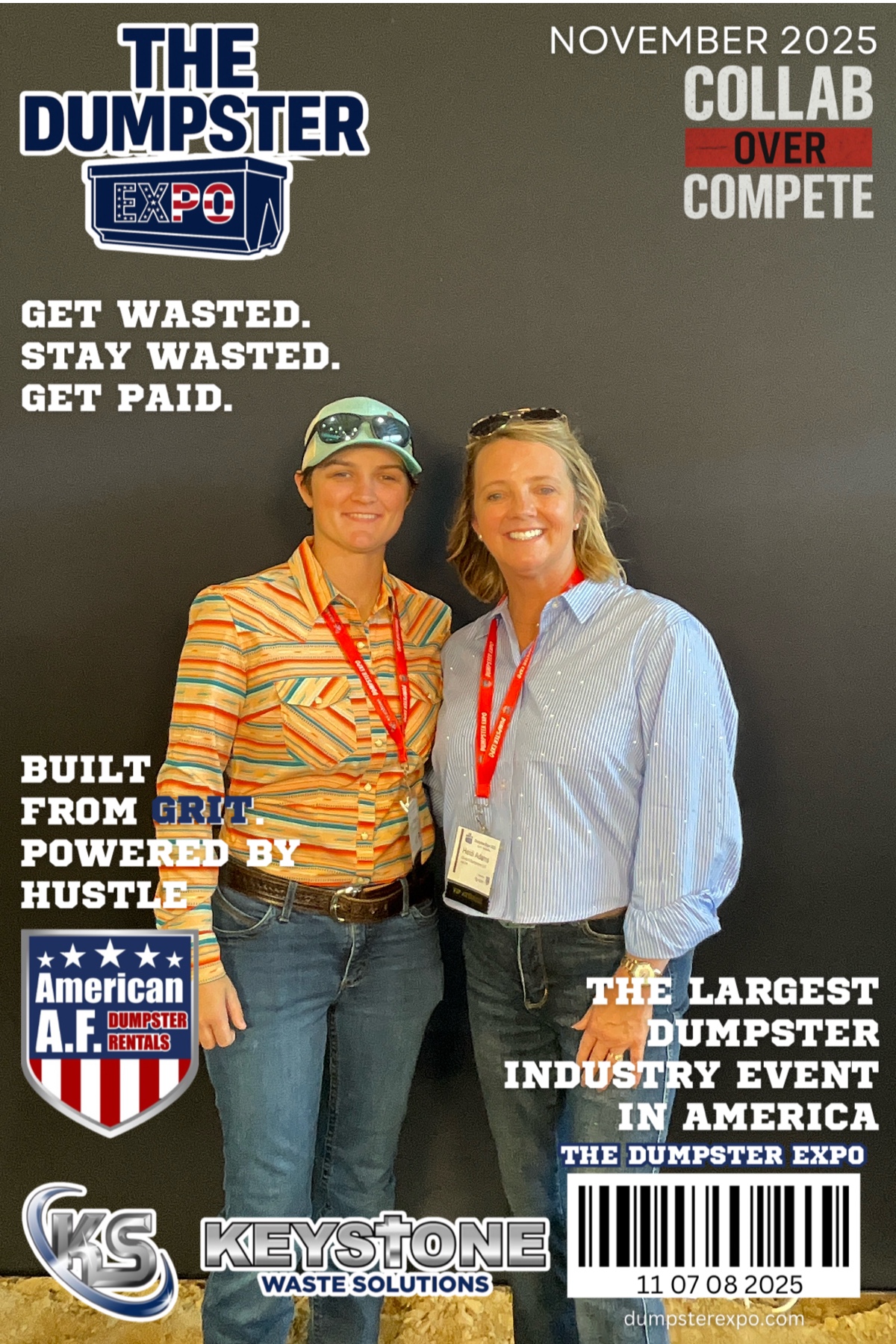 Heidi at the Dumpster Expo