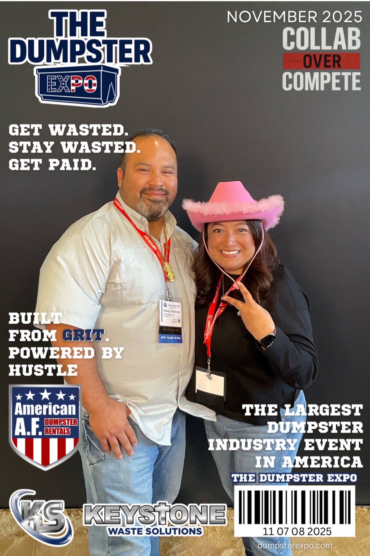 Manny at the Dumpster Expo