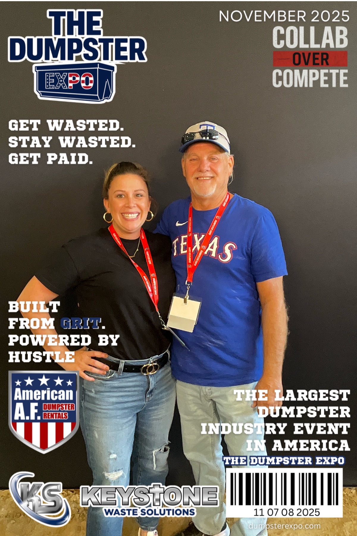 McGinnis at the Dumpster Expo