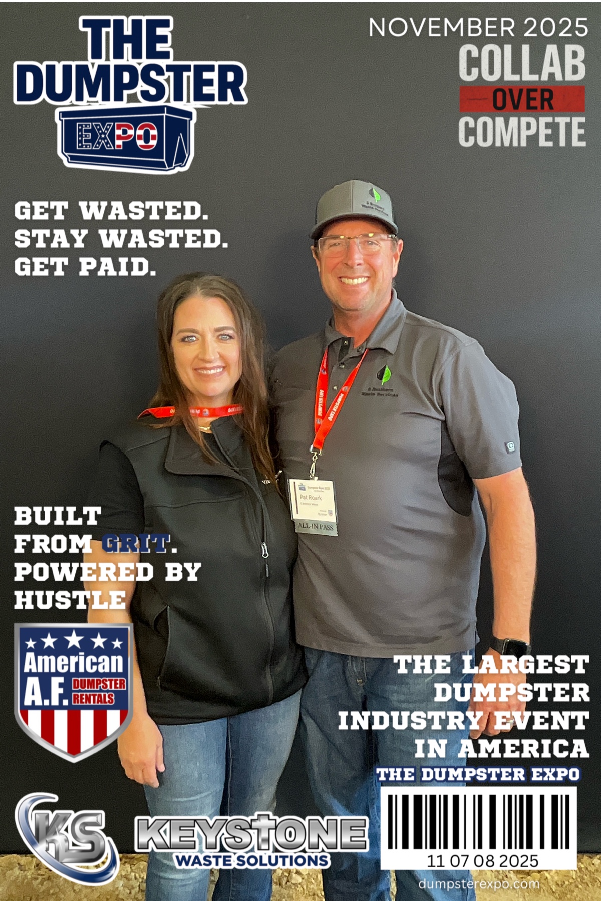 Pat at the Dumpster Expo