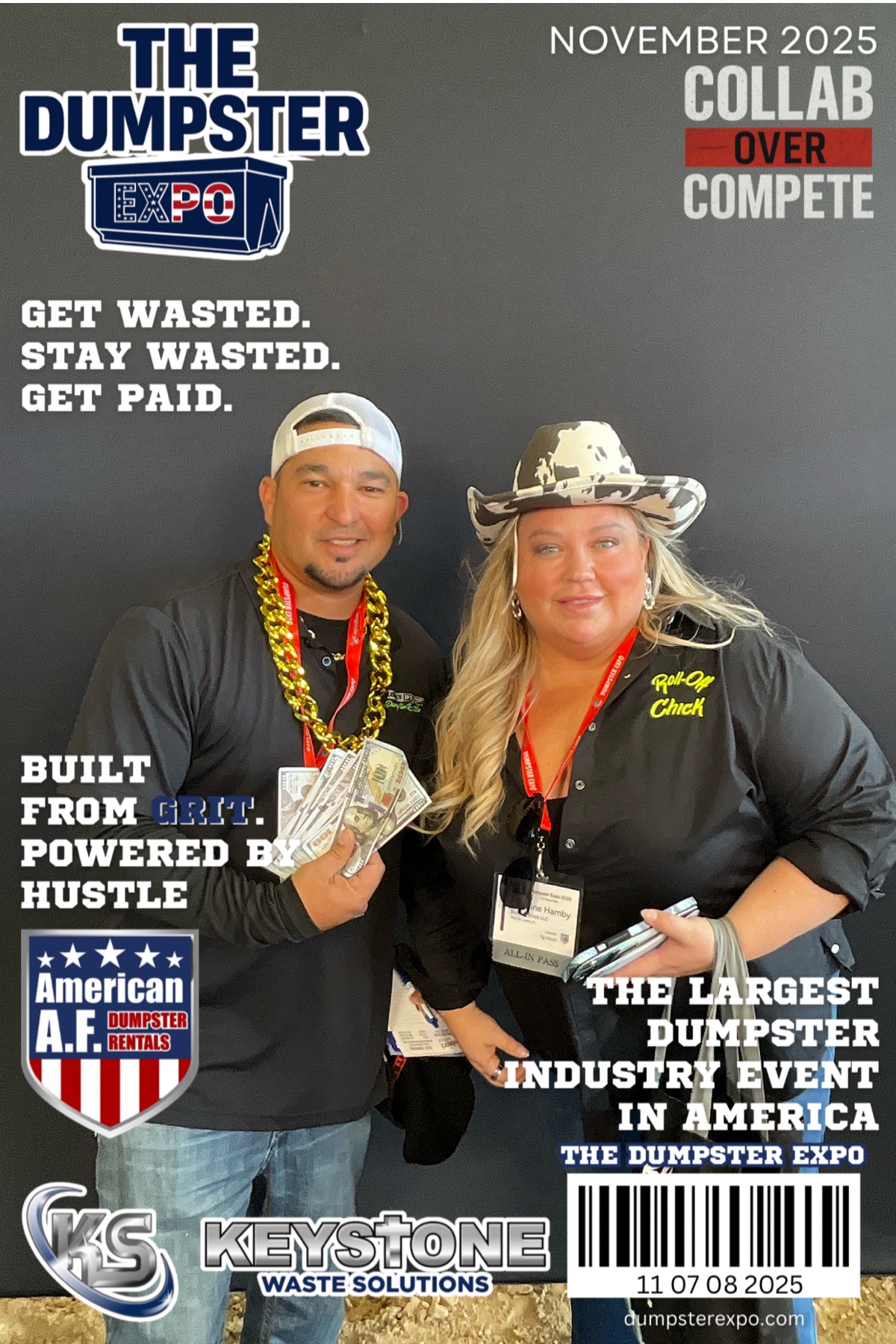 Roll Off Chick at the Dumpster Expo