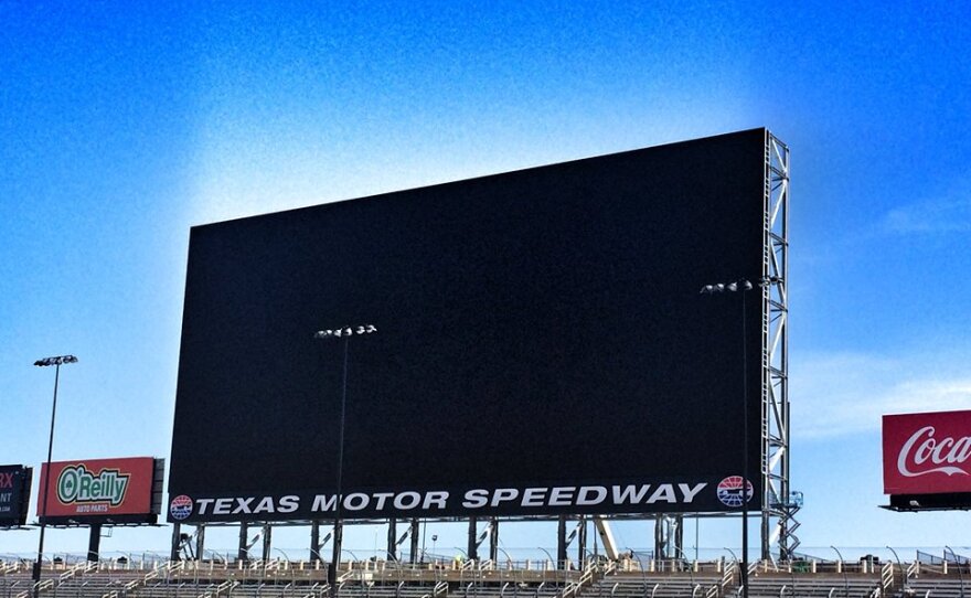 Big Hoss, the video board at Texas Motor Speedway